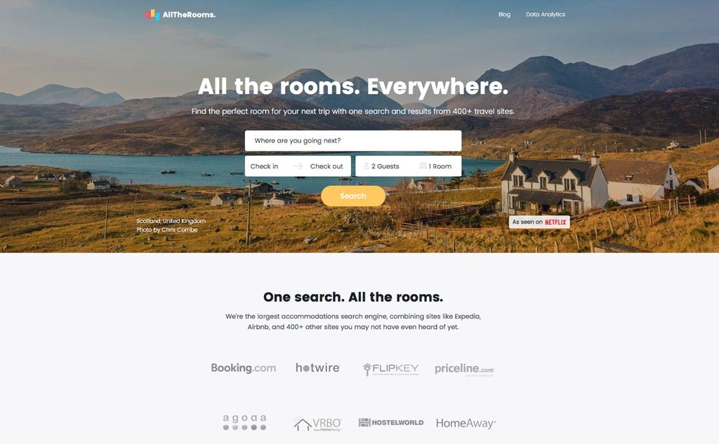 alltherooms_screenshot on accommodation deals post