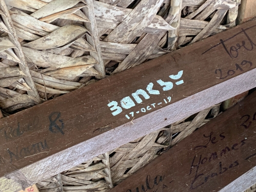 banksy signature Fiji
